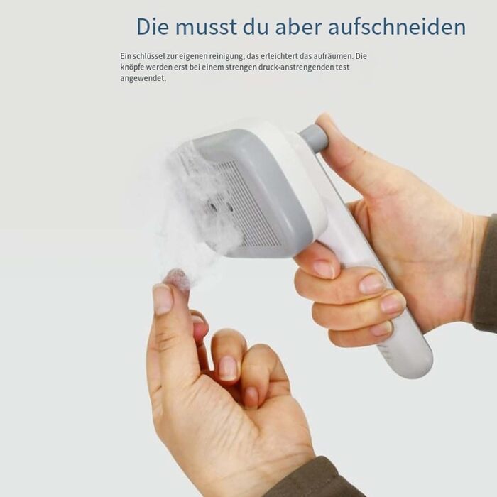 Професійна щітка для шерсті домашніх тварин Pet Ion Brush з подвійним іонним генератором - самоочисна щітка для собак та котів, м'яке розплутування шерсті та підшерстя, для короткої та довгої шерсті (1 шт)