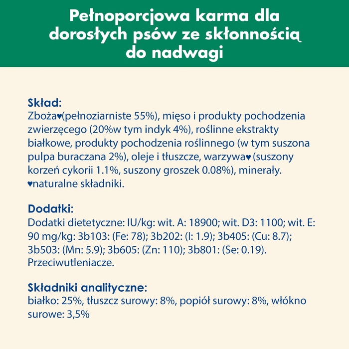 Корм для собак DOG CHOW Adult Light з індиком, 14 кг