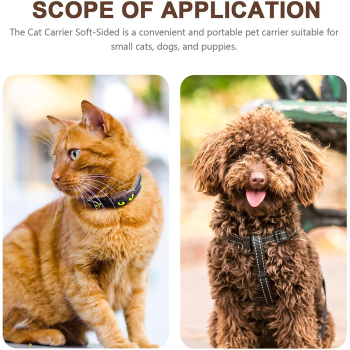 Дихаючий переноска для кошенят та собак від NUOBESTY - легкий, м'який рюкзак-переноска для маленьких котів та собак, ідеальний для подорожей