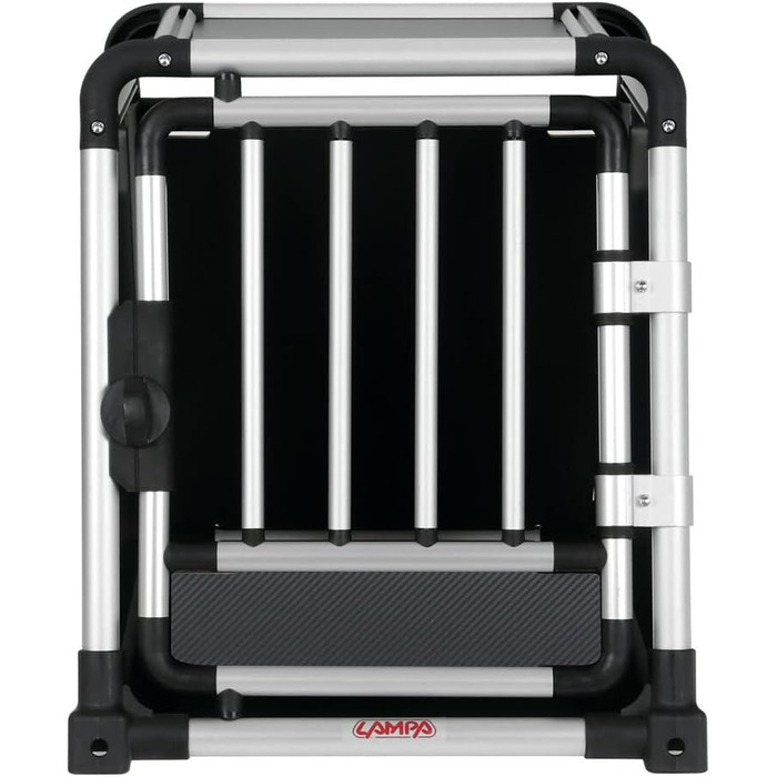 Транспортний бокс для тварин LAMPA 60501: алюмінієвий, розмір 60x50x55 см, тканинна підкладка