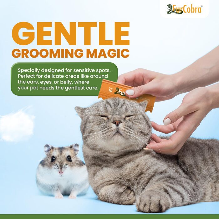 Щітка для грумінгу домашніх тварин Direct 10 - м'яка, без металевих лез, 9 см, для собак та котів