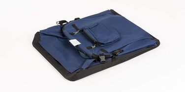 Транспортна переноска для собак та котів COOL PET, 102x69x80 см, складана, блакитна