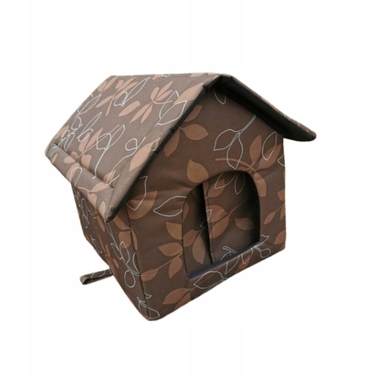 Будка для собак та котів — тепле ізольоване ліжко для тварин, вуличний будиночок, розмір L