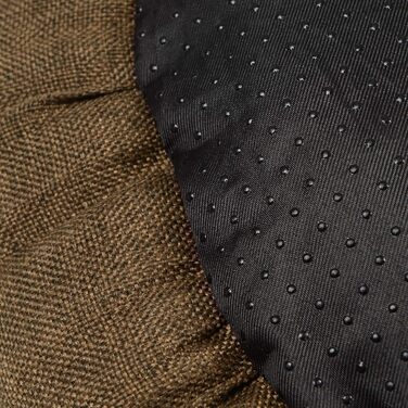 Ліжко для собак Feandrea, кошик для котів, доунат, діаметр 75 см, коричневий PGW075C01, розмір 75x75x12 см