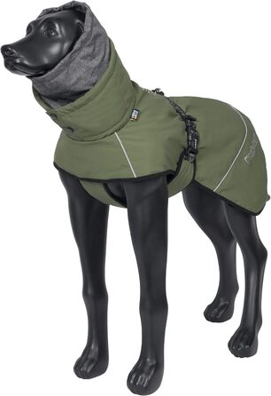 Тепла куртка Rukka Pets Warmup 2.0 для собак, зимова, темно-оливковий, розмір 70