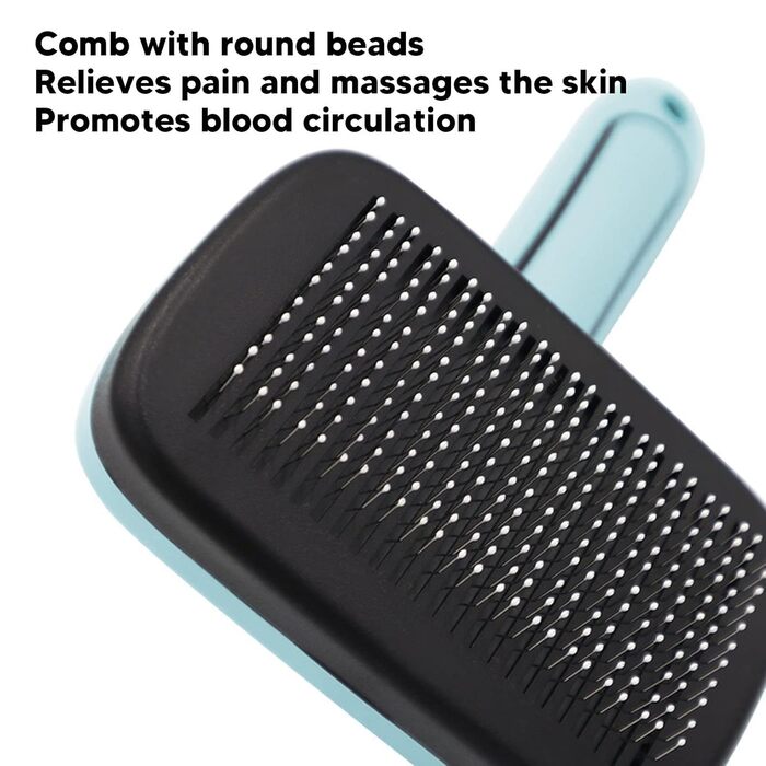 Набір щіток для грумінгу домашніх тварин NFNSIG: щітка Slicker для собак та котів, самоочисна, для масажу та видалення шерсті