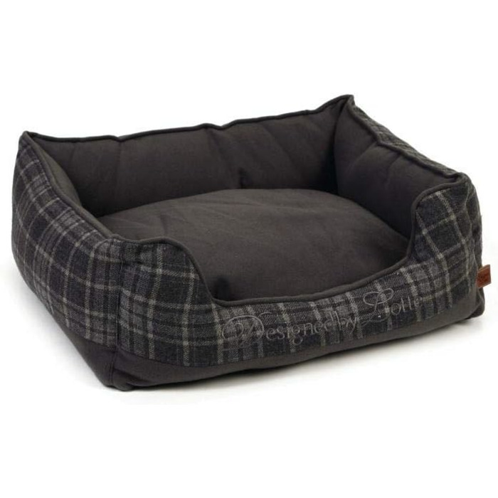 Лотте - лежанка для собак, сірий антрацит, 80x70x22 см