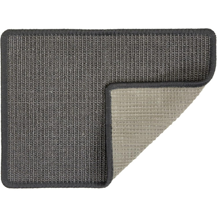 Килимок для котів з сизалю - коврик для дряпання, бежевий (антрацит, 30 x 40 см, набір 2 шт.)