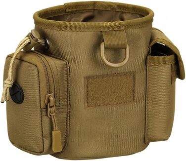 Сумка для тренування собак DONGKER, водонепроникна, з 2 кишенями, бежева