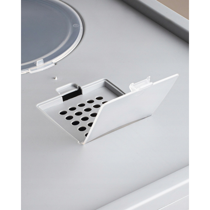 Закритий лоток-туалет для котів Be-Active.pl сірий, з висувною шухлядою та лопаткою