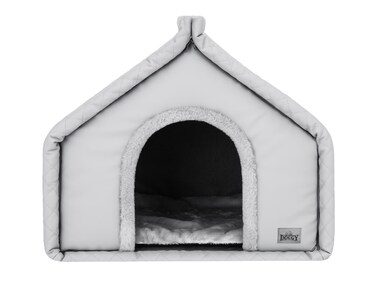 Будиночок для собак Doggy з екошкіри - R1 42x32x43