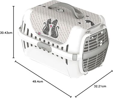 Килимок для котів Sharples Moderna Trendy Runner Cats in Love, протиковзкий, декор для дому