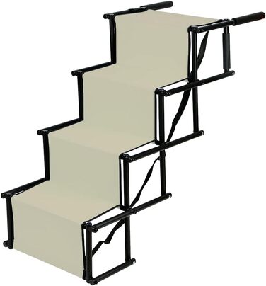 Рампа для собак, складана, 101 x 76 x 47 см (Бежева)