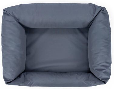 Ортопедичне собаче ліжко TrendPet Viscado сірого кольору, 100 см