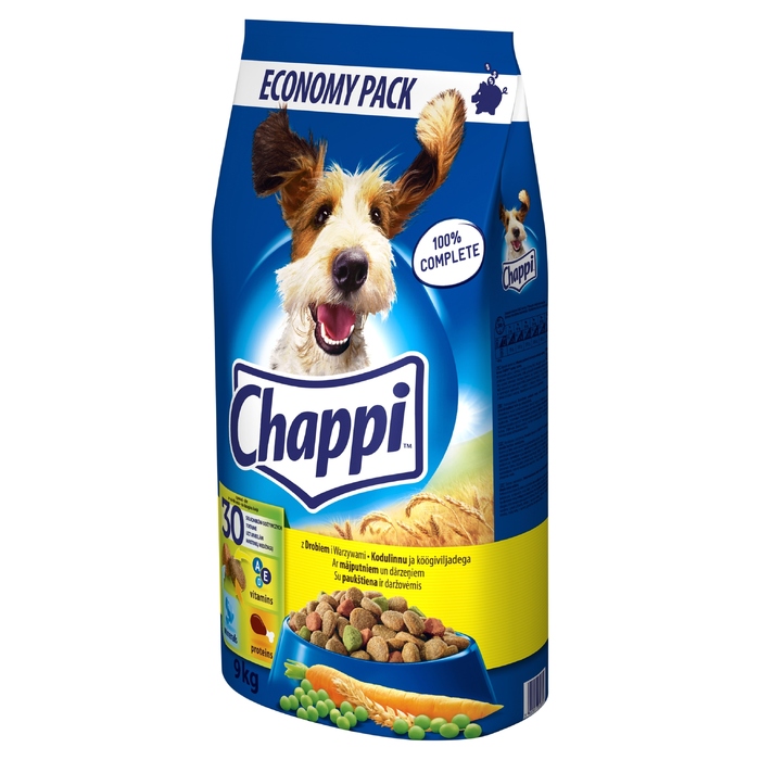 Сухий корм для собак Chappi з птицею, 9 кг