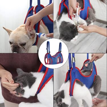 Гамак для грумінгу собак та котів, пристрій для грумінгу та стрижки нігтів, 6-10 кг