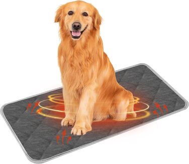 Самогріюча ковдра для котів та собак - тепла підстилка для тварин, XL 58x88 см