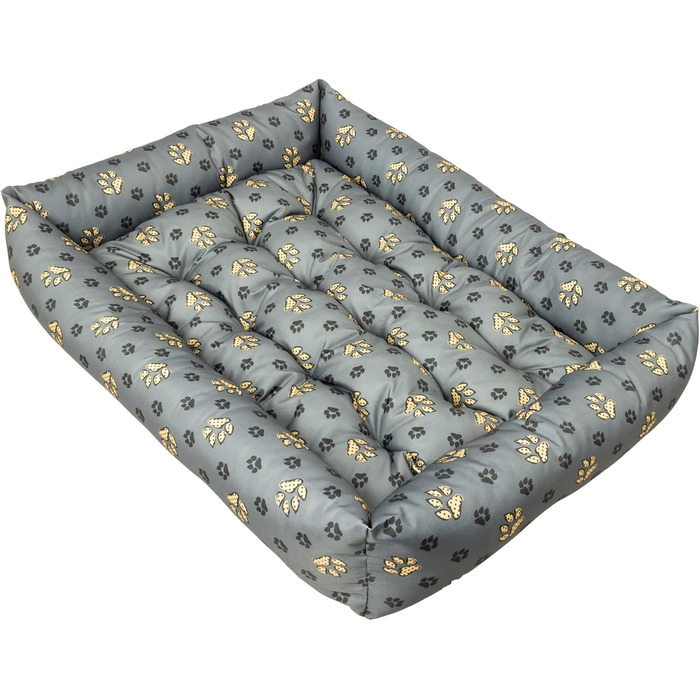 Лежанка для собак - водовідштовхувальна, для маленьких та великих собак, з неслизьким дном, корзина для собак, лежанка для собак (95x75x20, Велика лапа)