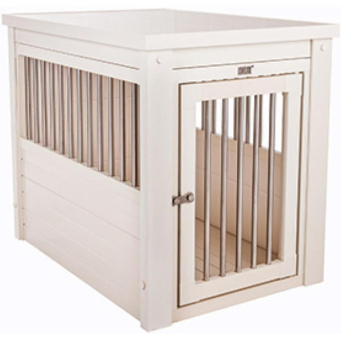 Клітка для собак Arkansas Komfort для дому, з Ecoflex, біла, розмір M (74,9x53,6x64 см)