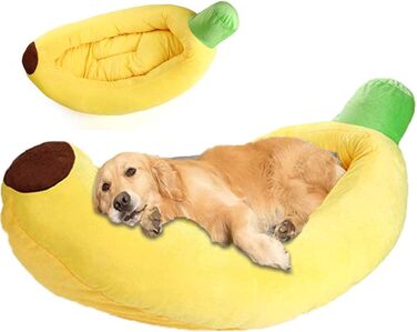 Ліжко-гніздо для собак та котів HANHAN, велике, заспокійливе, з можливістю персоналізації, середнього розміру, з плетеним кошиком, м'яке ортопедичне подушка, тепле, миється, проти кусання та страху, M:70см