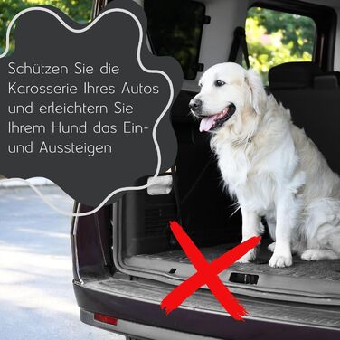 Килимок для собак у багажник Golden Dog, захист для автосидіння, автоковдра з кожзаму (110 x 90 см, кремовий)