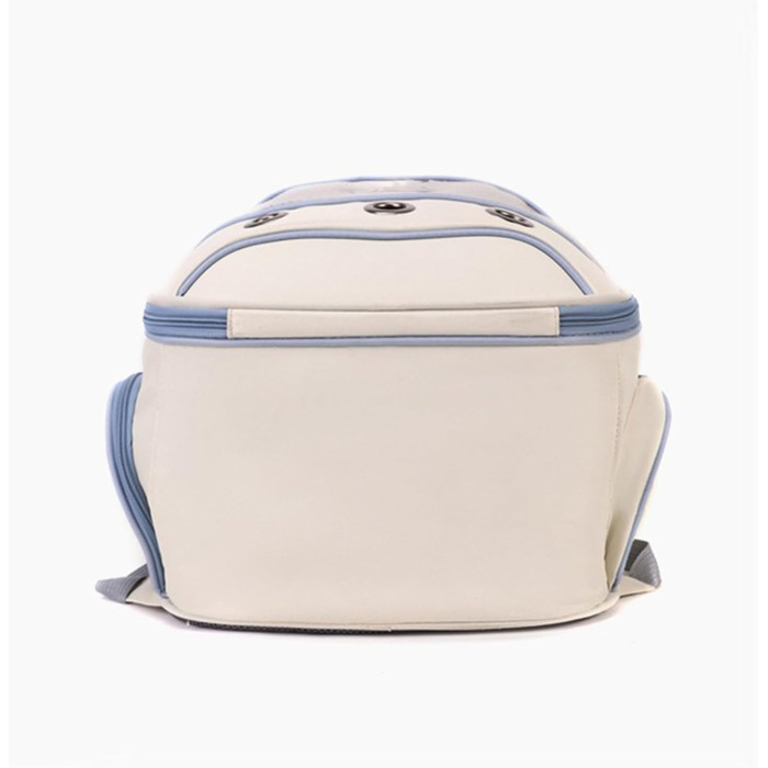 Транспортна сумка для собак | Сумка-переноска з регульованими ремінцями, для цуценят - для подорожей, піших прогулянок, авто, відпочинку на природі, громадського транспорту, подорожей та кроликів (блакитна)