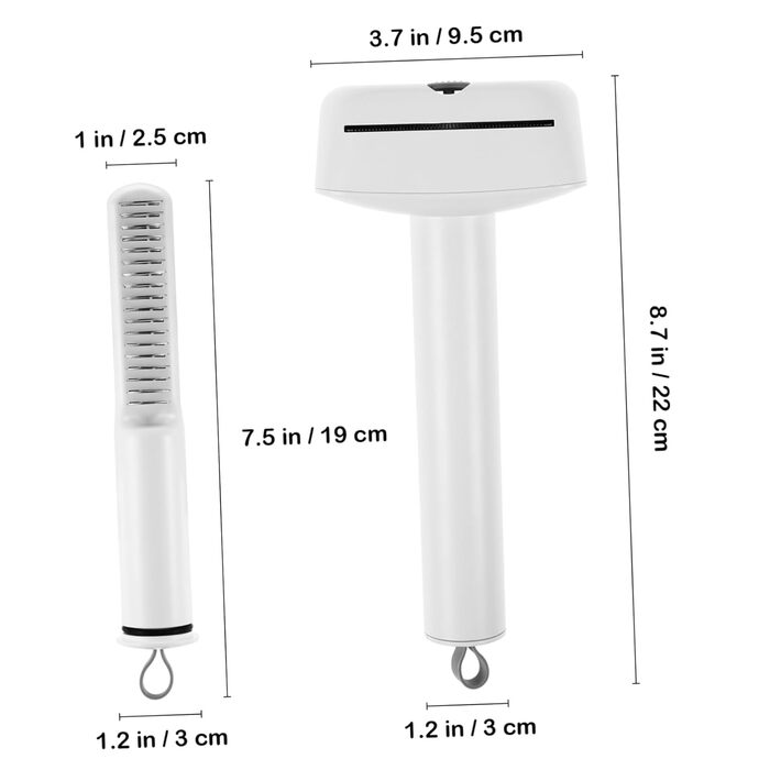 Перекладена та переписана назва: Щітка для собак та котів, щітка від линяння, 2 шт., фешенельна, для грубої шерсті, для догляду за шерстю, м'яка, для маленьких собак та котів, з м'яким наконечником