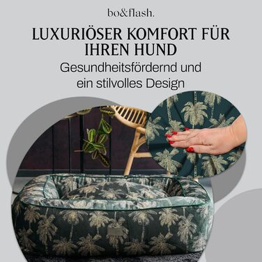 bo&flash Hundebett 'Romy' - М - Софа для собак, велика та маленька, з антиковзким покриттям, легко миється