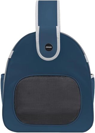 SOLAPOLLO переноска для тварин через плече, сумка-переноска для маленьких тварин до 9 кг, підходить для цуценят та кошенят, для прогулянок, подорожей та кемпінгу (темно-синій)