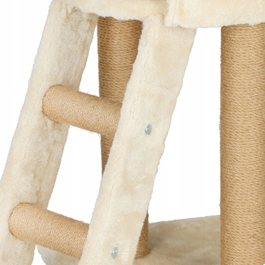 Високий ігровий комплекс для котів Springos 101: дряпачка, лежанка та стовпчик (160 см)