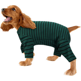 Теплий зимовий пуловер для собак з флісу (зелений, L)