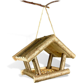 Пташник для саду GARTENETAGE: підвісний, вологостійкий, з горіха, для балкона та саду