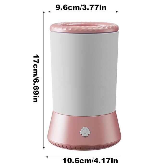 Електричний мийник лап для собак Acunny – USB-зарядка, білий/рожевий, для догляду за кігтями