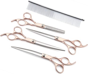 Набір ножиць для витончення шерсті собак Geib (22 шт.) - професійний набір для грумінгу