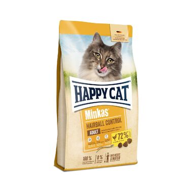 Корм для котів Happy Cat Minkas Hairball Control з куркою та птицею, контроль шерсті, 10 кг