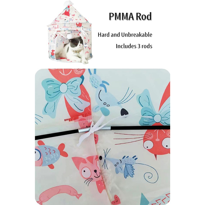 Туннель-іграшка для котів та цуценят, Pop-Up тунель, складаний, для дому