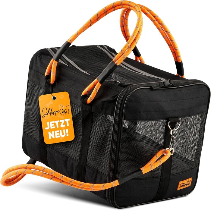 Транспортна сумка для собак Schleppo, 7 кг, дихаюча - для автомобіля та дому - водовідштовхувальна та безпечна - також підходить для транспортування котів - переноска для собак