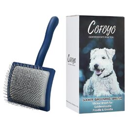 Cofoyo щітка для розчісування собак Goldendoodle, з малюнком пуделя, для довгошерстих собак