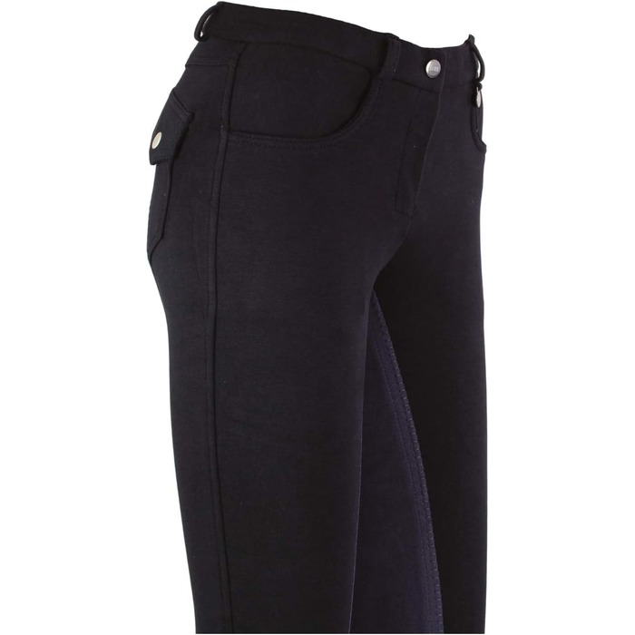 Джoдури жіночі Lazura Vollbesatz для верхової їзди, комфортні, 3 кольори, розмір 46, чорний/темно-сірий