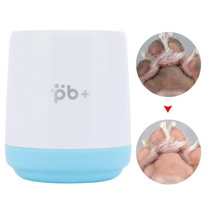 Автоматичний мийник лап для собак та котів, блакитний. Мийка лап для тварин, догляд за шерстю