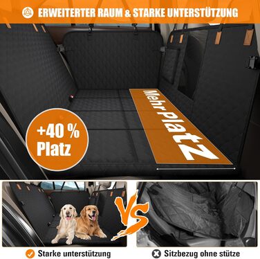 Захист для заднього сидіння автомобіля BMaoBBo: водовідштовхувальний, стійкий до подряпин, для SUV та сімейних авто (127x62 см)