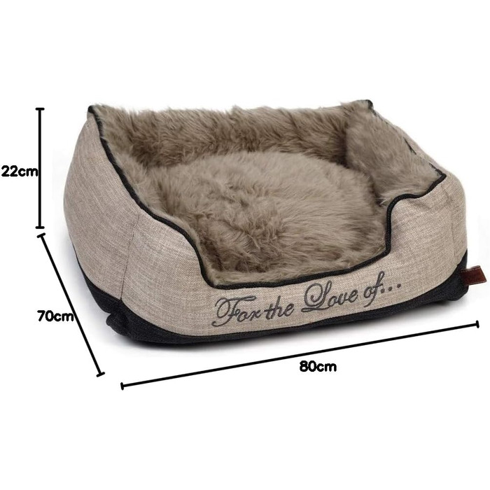 Лотте Hundebett - собаче ліжко, розмір L (80x70x22 см)