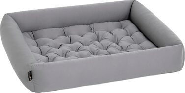 Ортопедичне ліжко для собак середніх порід - Pointer, XL (90x80 см), світло-сіре, Made in Germany