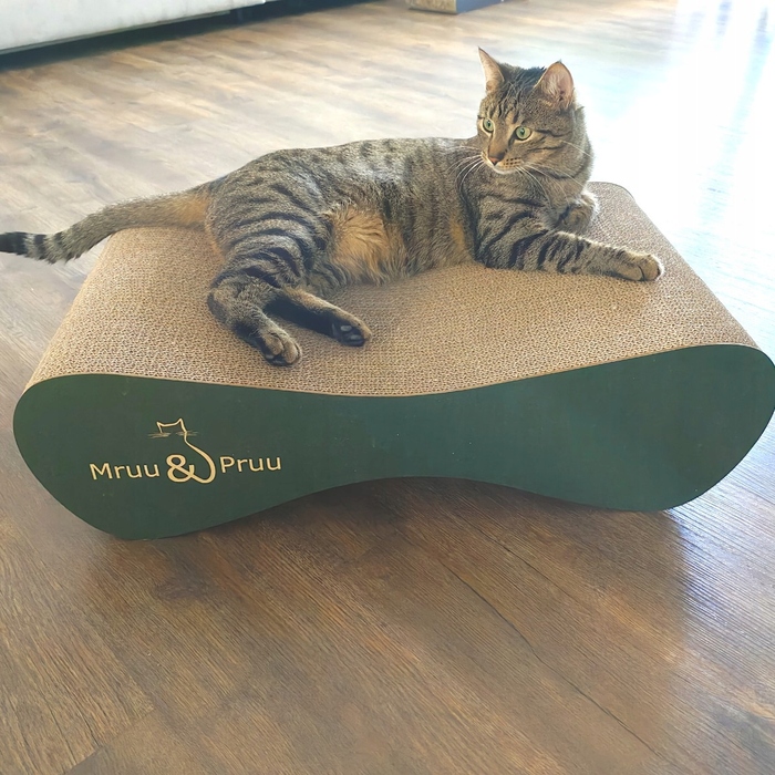 Низька дряпалка-лежанка, килимки для дряпання Mruu&Pruu (до 60 см)