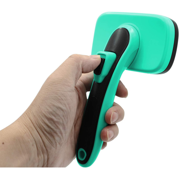 Бурштук для собак та котів Briller, самоочисна вичісуюча щітка, видаляє відмерле волосся, догляд за тваринами, підходить для собак та котів середнього та довгошерстих порід