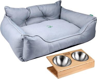 Ляжка для собак United Colors of Benetton, розмір M, сіра, 50 см, поліестер, ергономічна, для середніх собак, придатна для прання