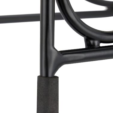 Набір мисок для собак Relaxdays з підставкою, 2 миски з нержавіючої сталі по 300 мл, чорний/сріблястий, для корму та води