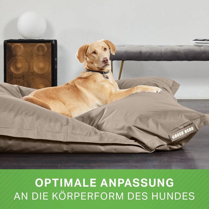 Ліжко для собак середніх та великих порід 140x180 см: подушка, килимок, місце для сну, ліжко для тварин, диван для собак, ліжко для сну, матрац для собак. Бежевий колір.