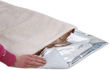 Термоковдра для собак Knuffelwuff з імітацією овечої вовни, XXL, 120 x 75 см, знімний чохол, пральна, для середніх та маленьких собак, бежевий колір