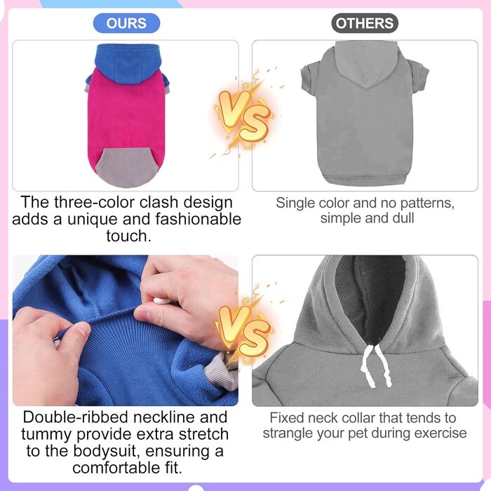 Теплий плед-жилет для собак BeautyZoo: флісова жилетка, зимова куртка, для малих, дрібних порід, цуценят, середніх порід, з кільцем для повідка, вітростійкий, теплий, класичний буфало-карто (рожевий, L)